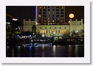 Super moon rise over Harbour Island channel from TGH