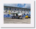 Our chartered plane awaits to fly us to Kaieteur Falls from Ogle Aerodrome in Georgetown, Guyana.