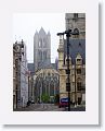Medieval and Renaissance buildings tell the story of Ghent's past reign as a textile capital from the eleventh century onward, both more populous and wealthier than London for several centuries