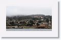 Monterey and fog - the weather changed overnight when a strong onshore wind brought in warmer waters to the bay