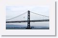 The double decker Bay bridge was severly damaged in the 1989 earthquake