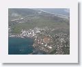 A view of Basseterre, St Kitts from our American Eagle flight