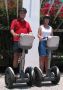 segway5 * Note, while posing for this photo op, we are at rest on 2 wheels (no kickstand). The Segway's computer controlled gyroscopic balancing system keeps us up-right.