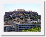 View of Acropolis from the roof top dining room