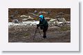 Pat surrounded by Elephant Seals