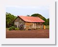 Back at Karanambo in time for lunch. This storage building has inspired Pat as a painting subject.