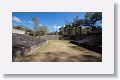 Ballcourt structure 9 on left, structure 10 on right and in front