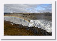 Dettifoss is situated on the Jokulsa  Fjollum river, which flows from the Vatnajokull glacier and collects water from a large area in Northeast Iceland.