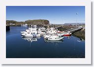 Stykkisholmur harbor. We also found a tire store to patch our flat ($50).