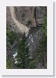 Yellowstone River gorge north of Tower Fall