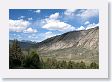 Up the switchback to Mammoth Hot Springs