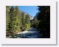 The Merced River downstream of Navada and Vernal Fall.